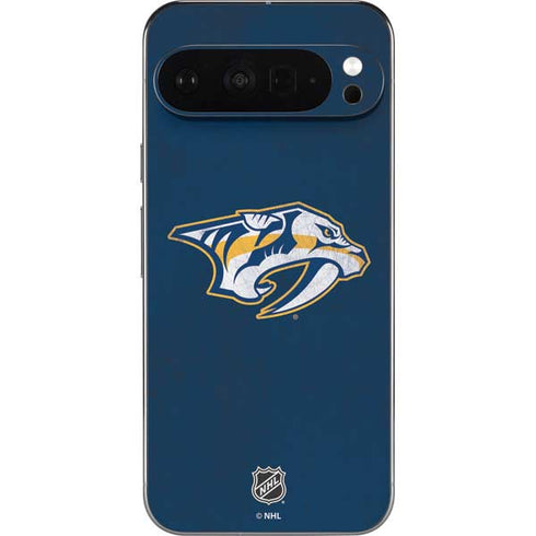 NHL Nashville Predators Distressed Pixel 9 Pro XL Skin